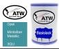 Preview: Opel, Mintsilber Metallic, 3QU: 500ml Lackdose, von ATW Autoteile West.